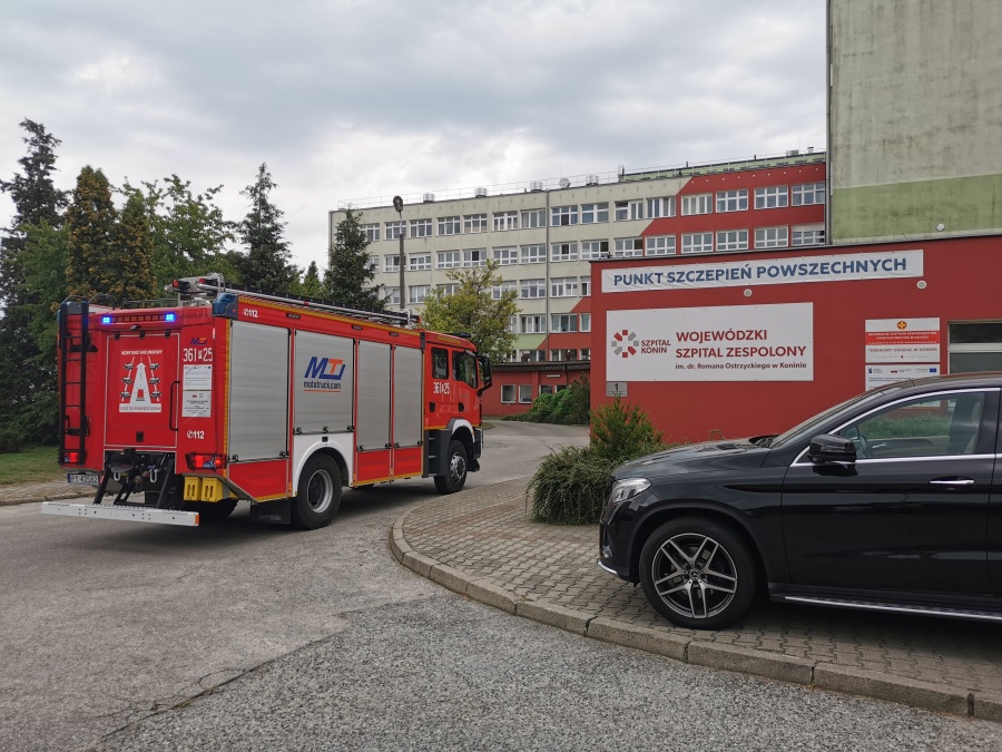 Alarm w konińskim szpitalu 
