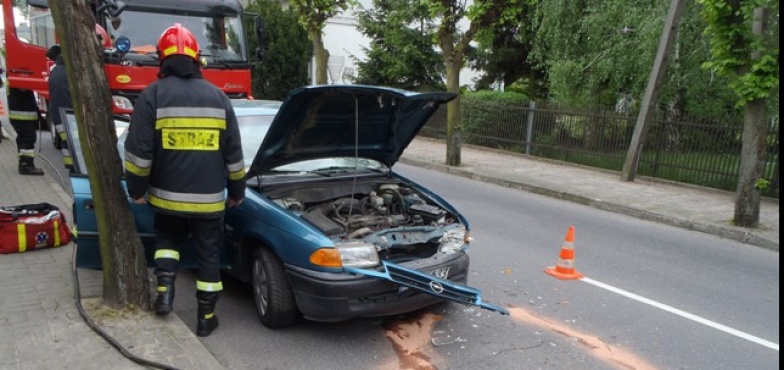 Nie ustąpił pierwszeństwa. Czołowe zderzenie w Zagórowie