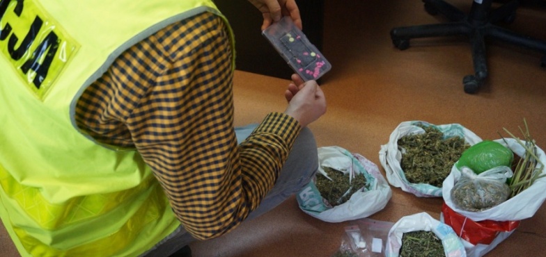 Miał w domu ponad 550 gramów narkotyków i substancji psychotropowych. Wpadł w ręce policji 