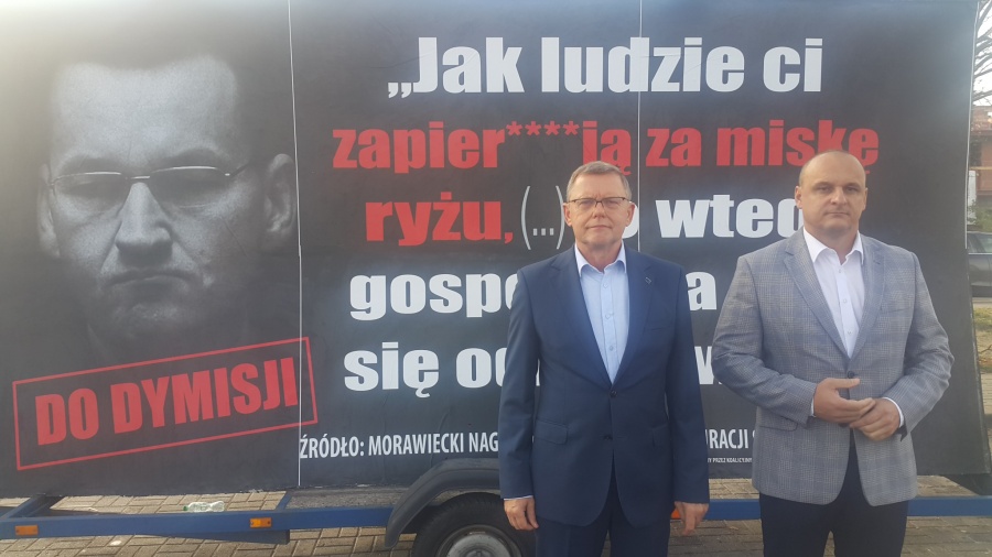 „Pytam kandydata PiS-u, dlaczego premier Morawiecki milczy w sprawie Ościsłowa?”