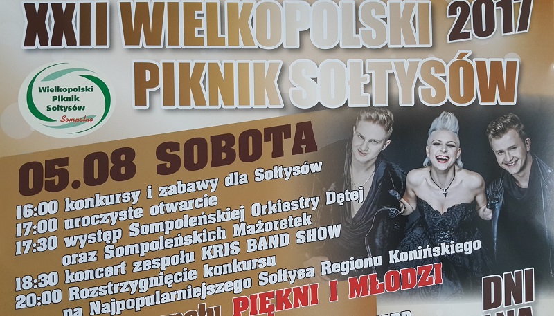 Zapraszamy na XXII Piknik Sołtysów. Muzyczną gwiazdą będzie zespół Piękni i Młodzi 