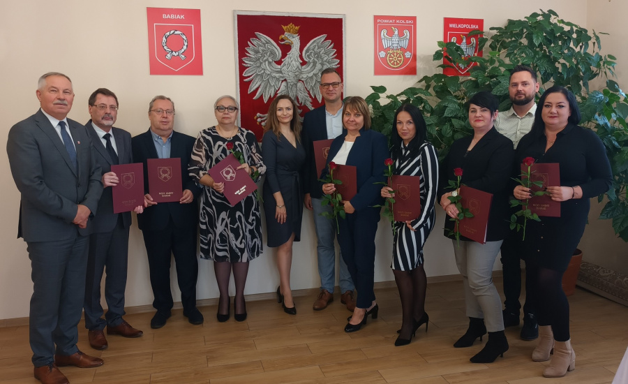Uroczyste spotkanie z okazji Dnia Edukacji Narodowej w gminie Babiak