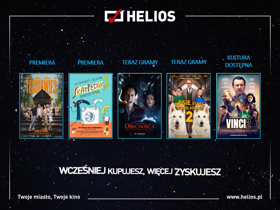 Wrześniowy repertuar kina Helios