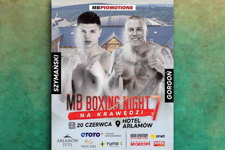 Patryk Szymański na gali MB Boxing Night 7. W Bieszczadach zmierzy się z Przemysławem Gorgoniem