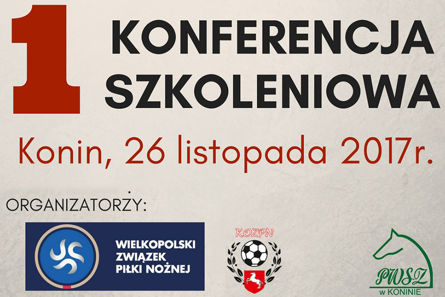 Specjaliści od futbolu w Koninie. Piłkarska konferencja dla trenerów i nauczycieli