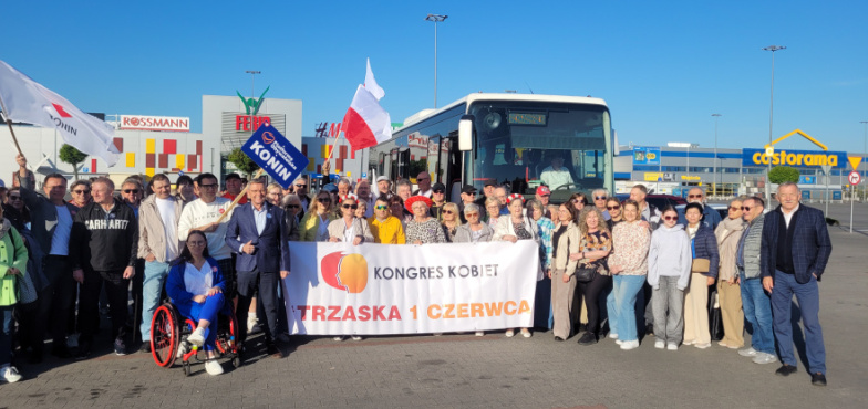 Autokarami na marsz do Warszawy. „Jedziemy po zwycięstwo”