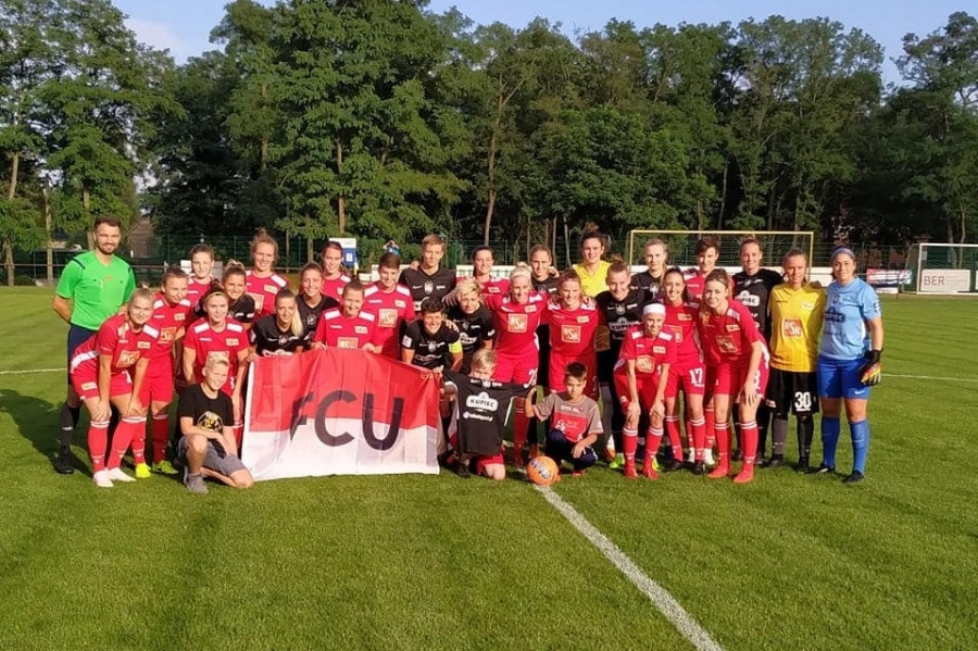 Piłkarki Medyka Konin trenują w Żaganiu. Wcześniej zmierzyły się z Unionem Berlin