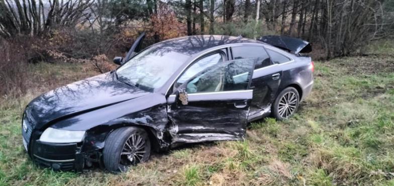 Jedna osoba poszkodowana w wypadku na drodze krajowej nr 92