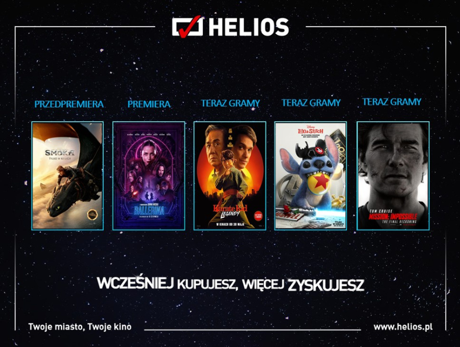 Porywające nowości w konińskim kinie Helios