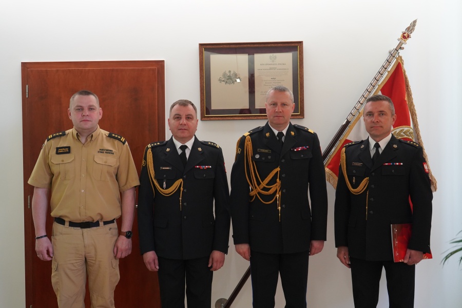 Powołany na stanowisko zastępcy komendanta miejskiego Państwowej Straży Pożarnej w Koninie