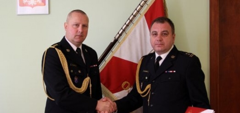 Pełniący obowiązki od dziś komendantem. W konińskiej straży nowy szef