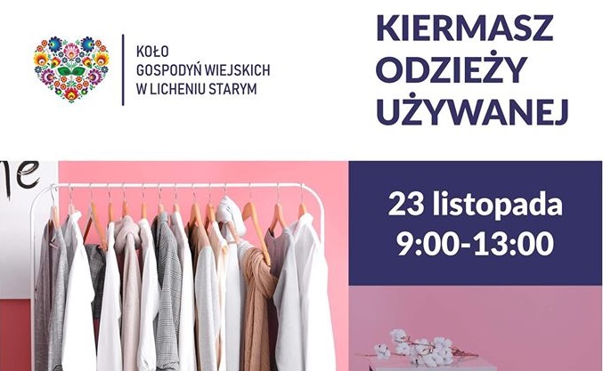 Będzie kiermasz rzeczy używanych. Dochód przeznaczą na licheńskie hospicjum 