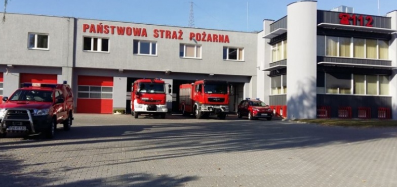 Z garażu ogień przeniósł się na budynek gospodarczy. Ewakuowano zwierzęta