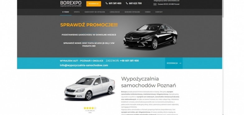 Sprawdzona wypożyczalnia aut