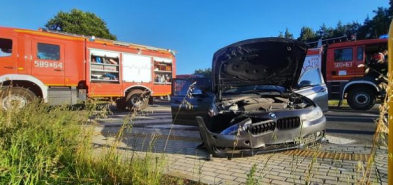 Wypadek koło Powidza