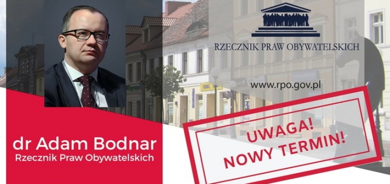 Będzie można złożyć skargę. Do Konina przyjedzie Rzecznik Praw Obywatelskich  