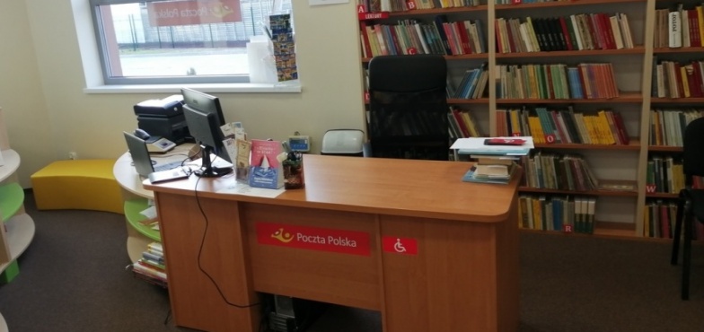 W budynku nowej hali sportowej otwarto pocztowe okienko 