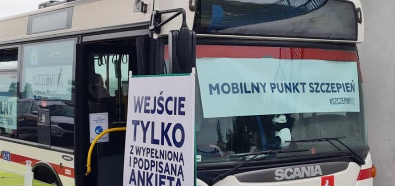 Mobilny Punkt Szczepień wyrusza w trasę. Tym razem będzie na bazarze 