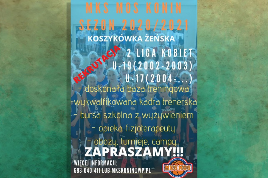 MKS MOS zaprasza do swych drużyn na nowy sezon. Klub zachęca też do zamieszkania w Koninie