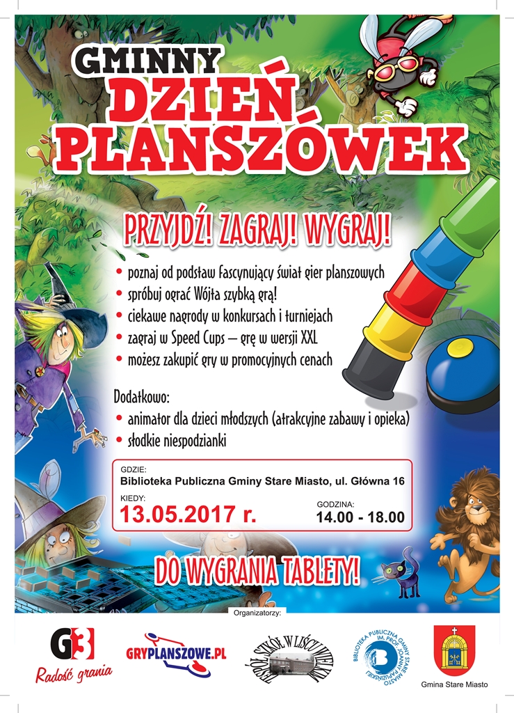 Stare Miasto zaprasza do grania w planszówki