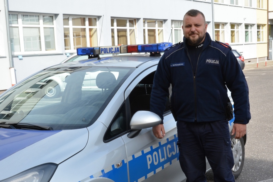 Poznaj swojego dzielnicowego. Młodszy aspirant Bartosz Bukowiecki