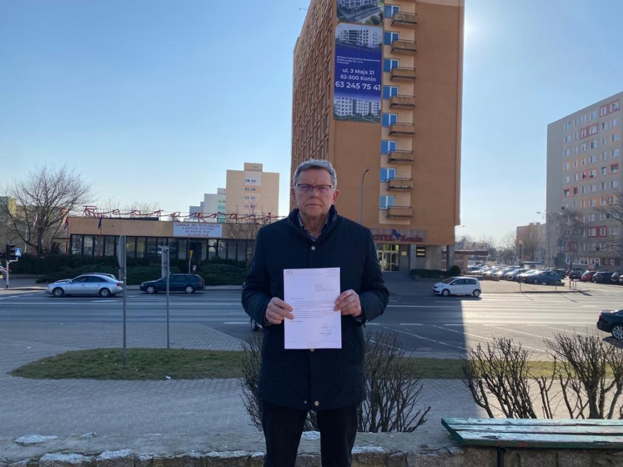 Poseł napisał do wojewody w sprawie uruchomienia w hotelu „Konin” ośrodka pobytowego dla uchodźców 