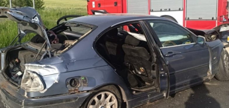 Dwie osoby w szpitalu. Wypadek w Różnowie