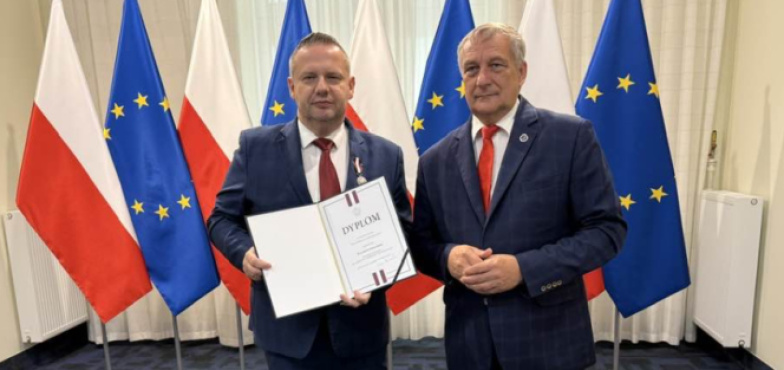 Burmistrz Koła z Odznaką Honorową „Za Zasługi dla Samorządu Terytorialnego”