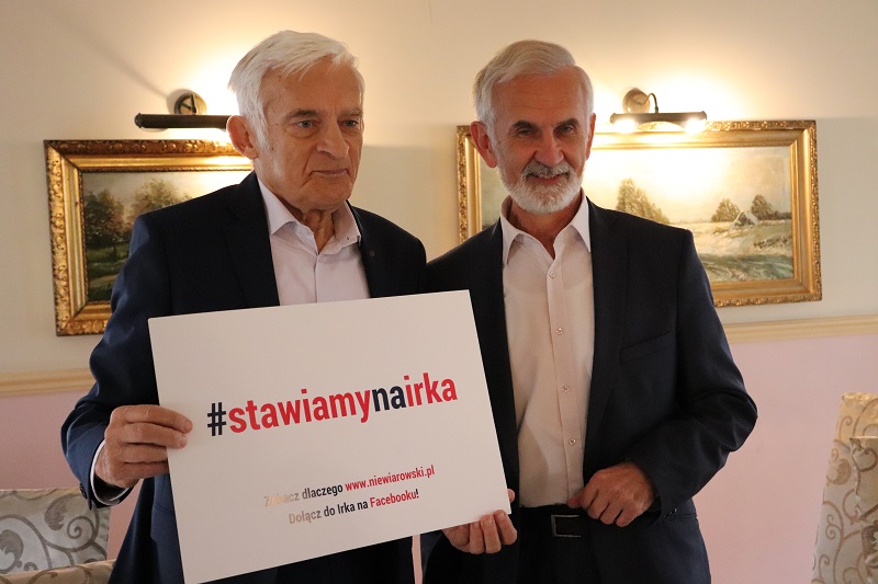 Razem stawią czoła górniczym zagrożeniom. Jerzy Buzek popiera Ireneusza Niewiarowskiego