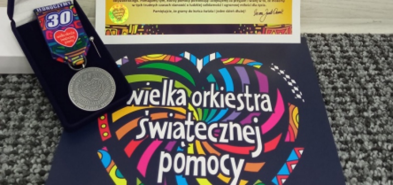 Malanowska orkiestra nagrodzona medalem WOŚP