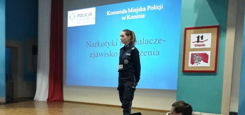 O dopalaczach i karze. Policjantki ostrzegały przed błędami młodości