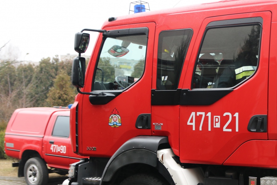 Pożar w gminie Chodów. Śmierć poniósł 82-letni mężczyzna