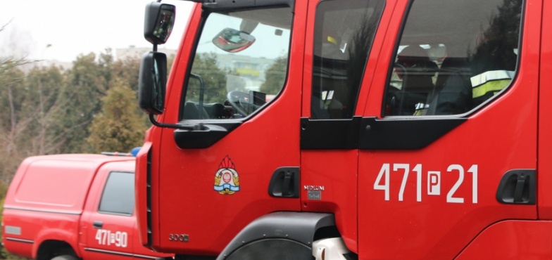 Pożar w gminie Chodów. Śmierć poniósł 82-letni mężczyzna