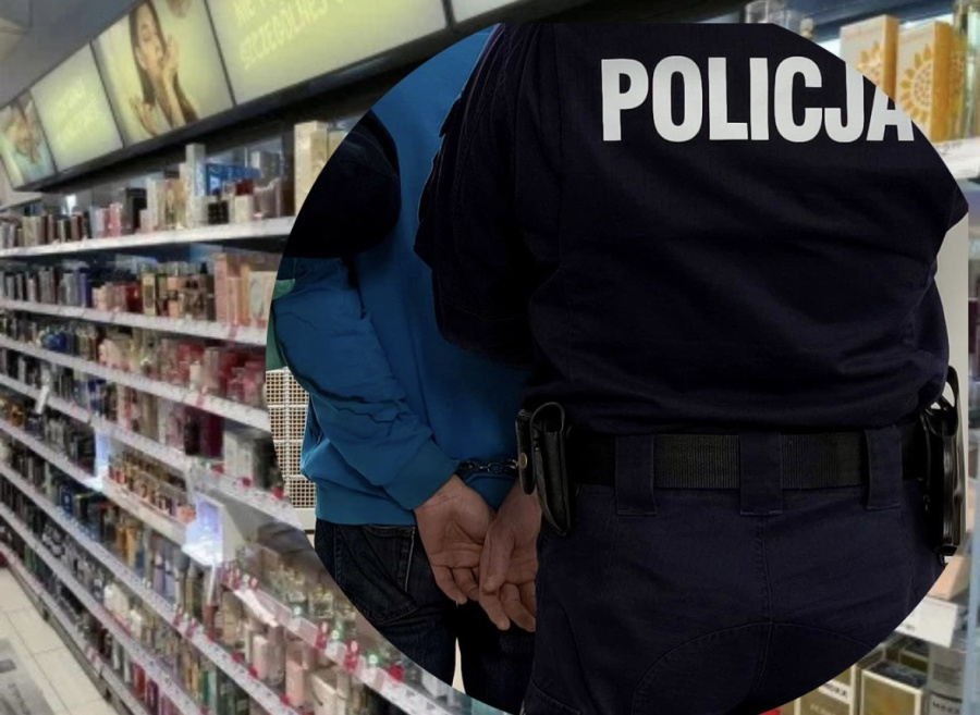 Złodziej perfum zatrzymany