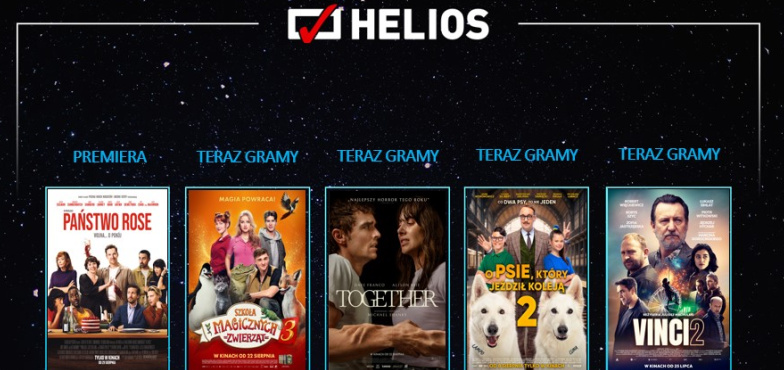 Moc różnorodnych hitów w kinie Helios