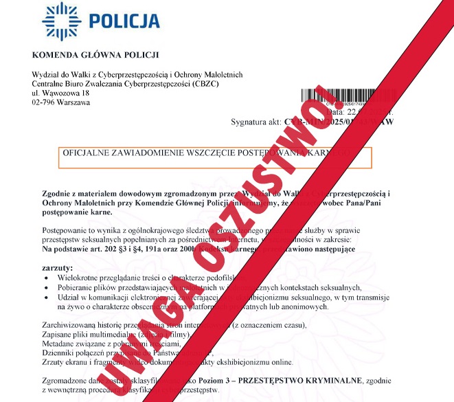 Uwaga na fałszywe maile! Chcą wyłudzić pieniądze i dane wrażliwe