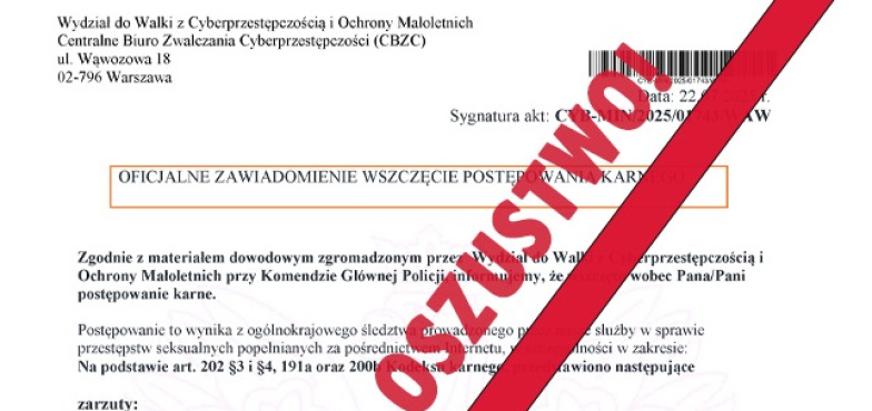 Uwaga na fałszywe maile! Chcą wyłudzić pieniądze i dane wrażliwe