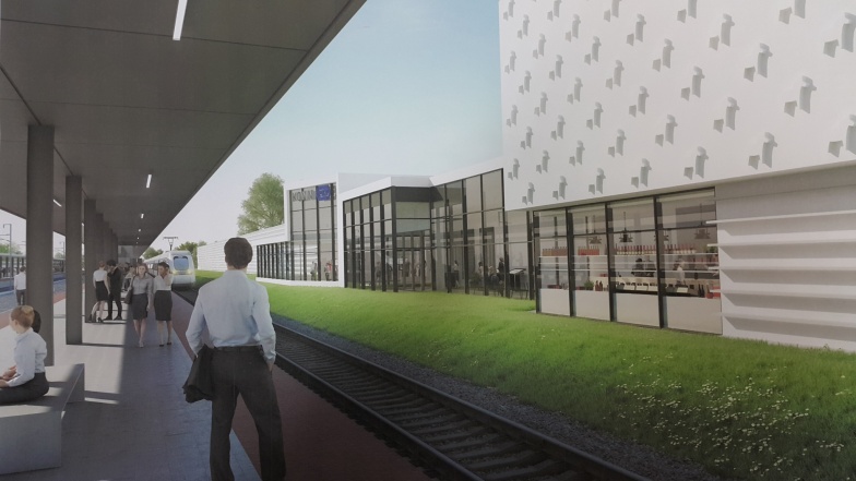 Jak będzie wyglądał nowy dworzec kolejowy od strony peronów? Mamy najnowszą wizualizację