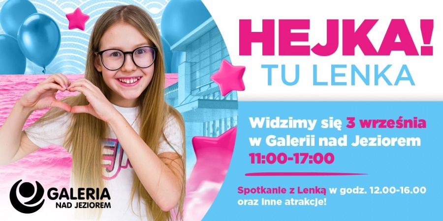 Hejka tu Lenka w Galerii nad Jeziorem
