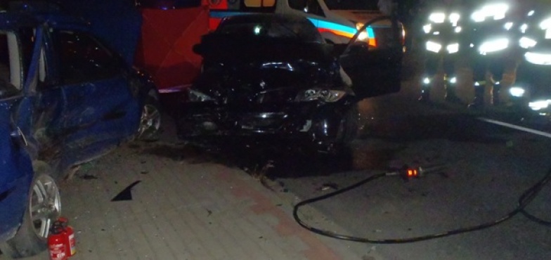 Wypadek w Zagórowie. Zderzyły się dwa auta