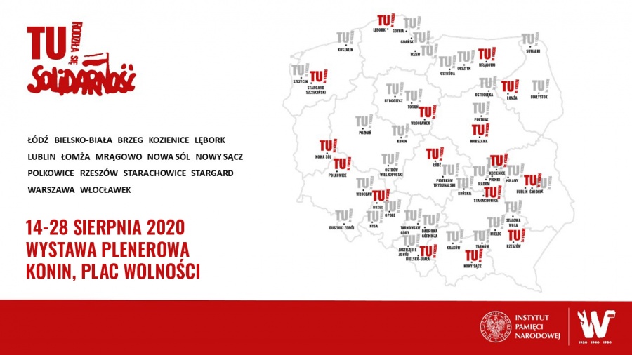 „Tu rodziła się Solidarność". Wystawa IPN-u przyjedzie także do Konina  