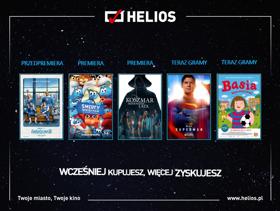 Wyczekiwane letnie nowości w konińskim kinie Helios
