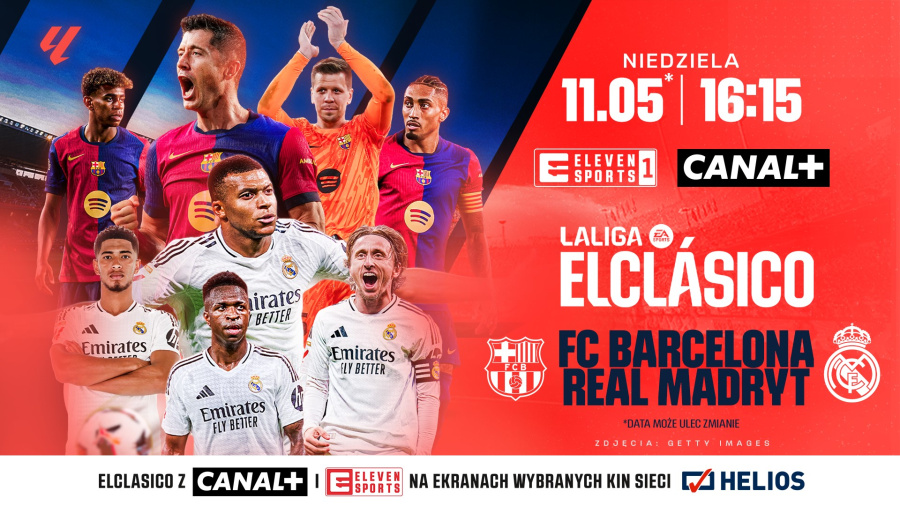 FC Barcelona - Real Madryt już 11 maja o godzinie 16:00