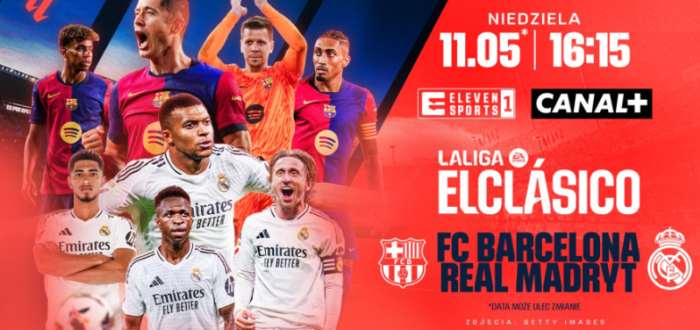 FC Barcelona - Real Madryt już 11 maja o godzinie 16:00