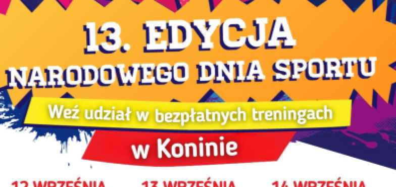 Narodowy Dzień Sportu już w najbliższy weekend. Jakie wydarzenia odbędą się w Koninie?