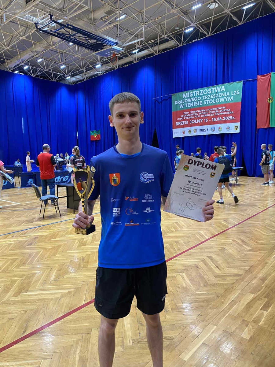 Adam Kaszuba tuż za podium na mistrzostwach Polski LZS