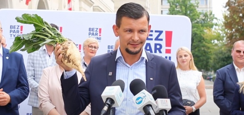Burak dla Kołodziejczaka od wójta