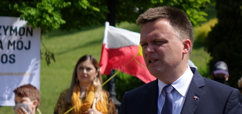 Szymon Hołownia o posłance Hennig-Klosce: Będzie miała lepszy wynik od Kołodziejczaka 