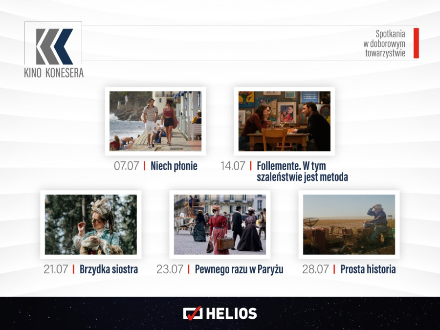 Poniedziałkowe Kino Konesera w Heliosie 
