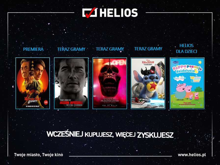 Moc różnorodnych nowości kinie Helios